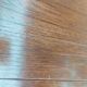 round/oval table with extension, central leg, dark shade, Baumann design