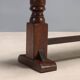 Antique console in stained oak and walnut, Italy, early 20th century.
