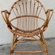 Pair of vintage shell armchairs 1950