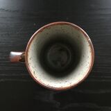 Mug en grès décor floral