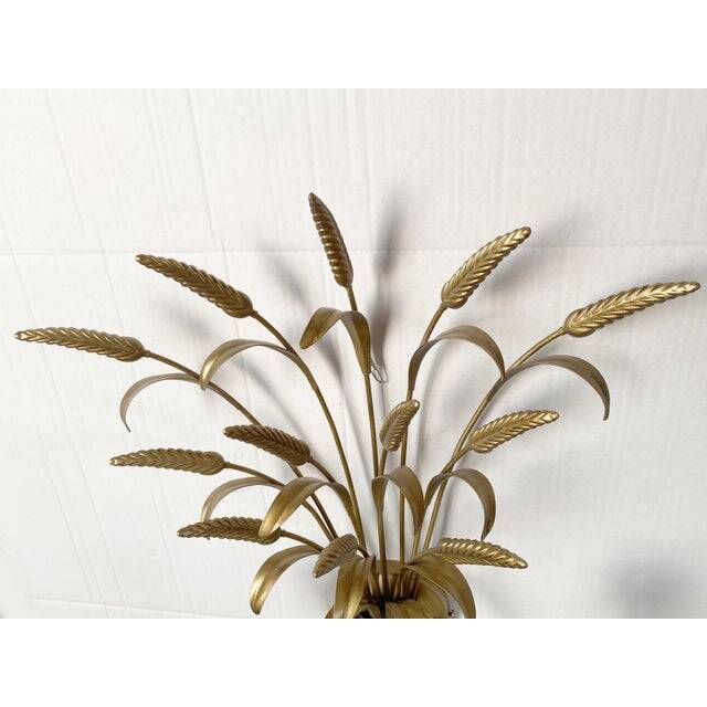 Contemporary gold florentine wrought iron ears wall lamp