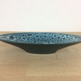 Empty vintage blue ceramic pocket