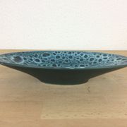 Vide poche vintage en céramique bleue