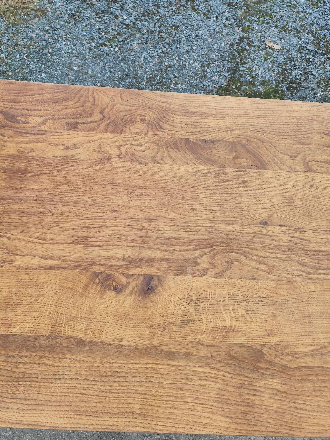 Duo XXL farmhouse table 320 cm oak spindle legs
