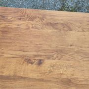 Duo table de ferme XXL 320 cm chêne pieds fuseaux