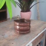 Old workshop box in copper and brass