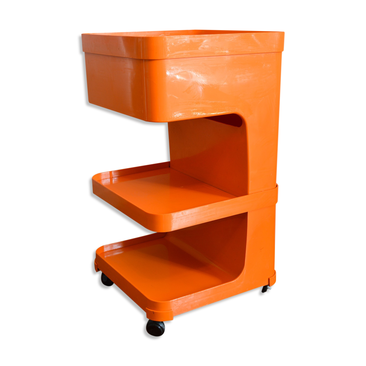 Bedside table/ orange booster