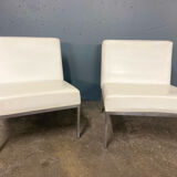 Pair of lounge chairs, circa 1970