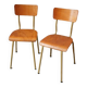 Pair of school chairs