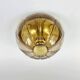 Mid century glass flush mount / ceiling light by limburg, germany, 1960s