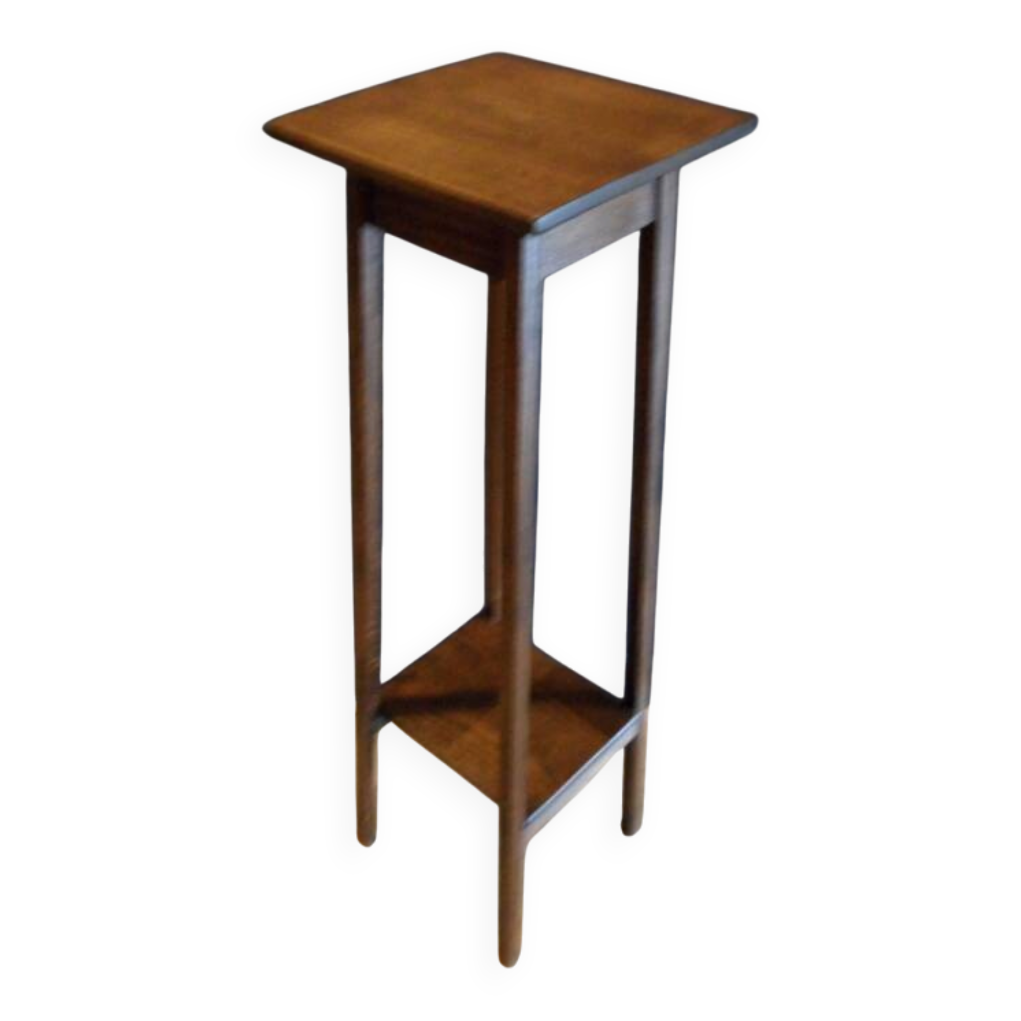 Antique oak plant table