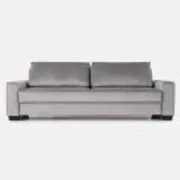 Sofa REJKIAVIK silver velour, Scandinavian design