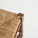 Mid-century provincial antique bobbin corner chair, France, 1940s.