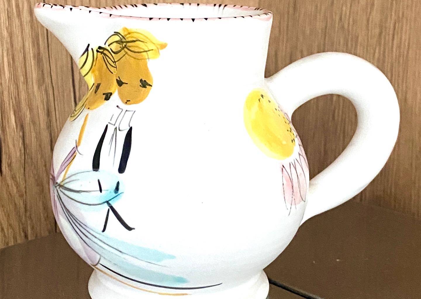 Duo tea or coffee service by the Cerenne workshop in Vallauris, circa 1955