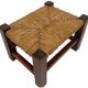 Vintage footstool stool minimalist