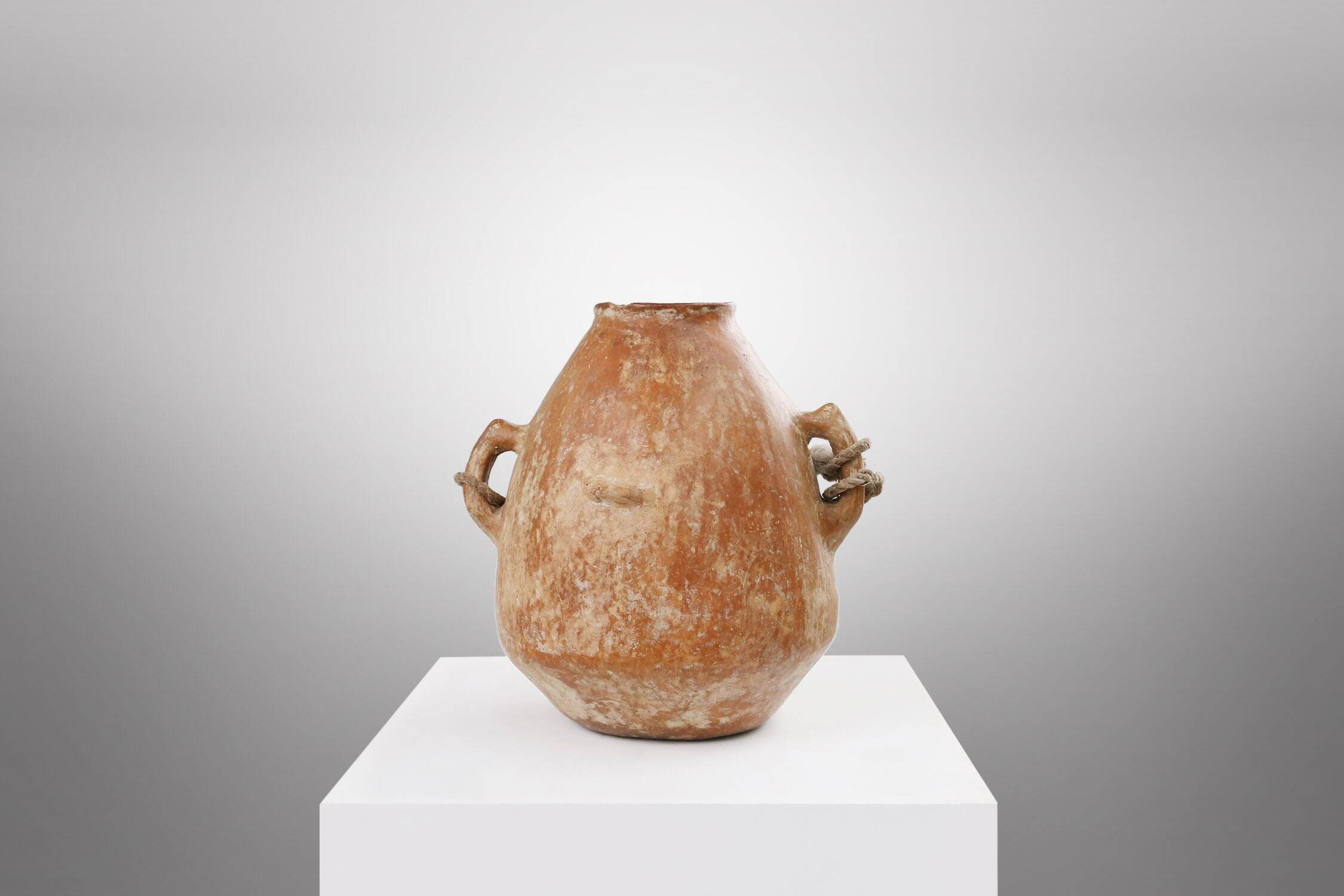 French Provincial Terracotta Vase, 19th‑Century