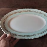Plat ovale Faïencerie D Orchies