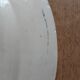 Plat ancien en terre de fer Choisy le Roi 