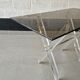 Desk in feet x plexiglass & smoked glass, 1970s