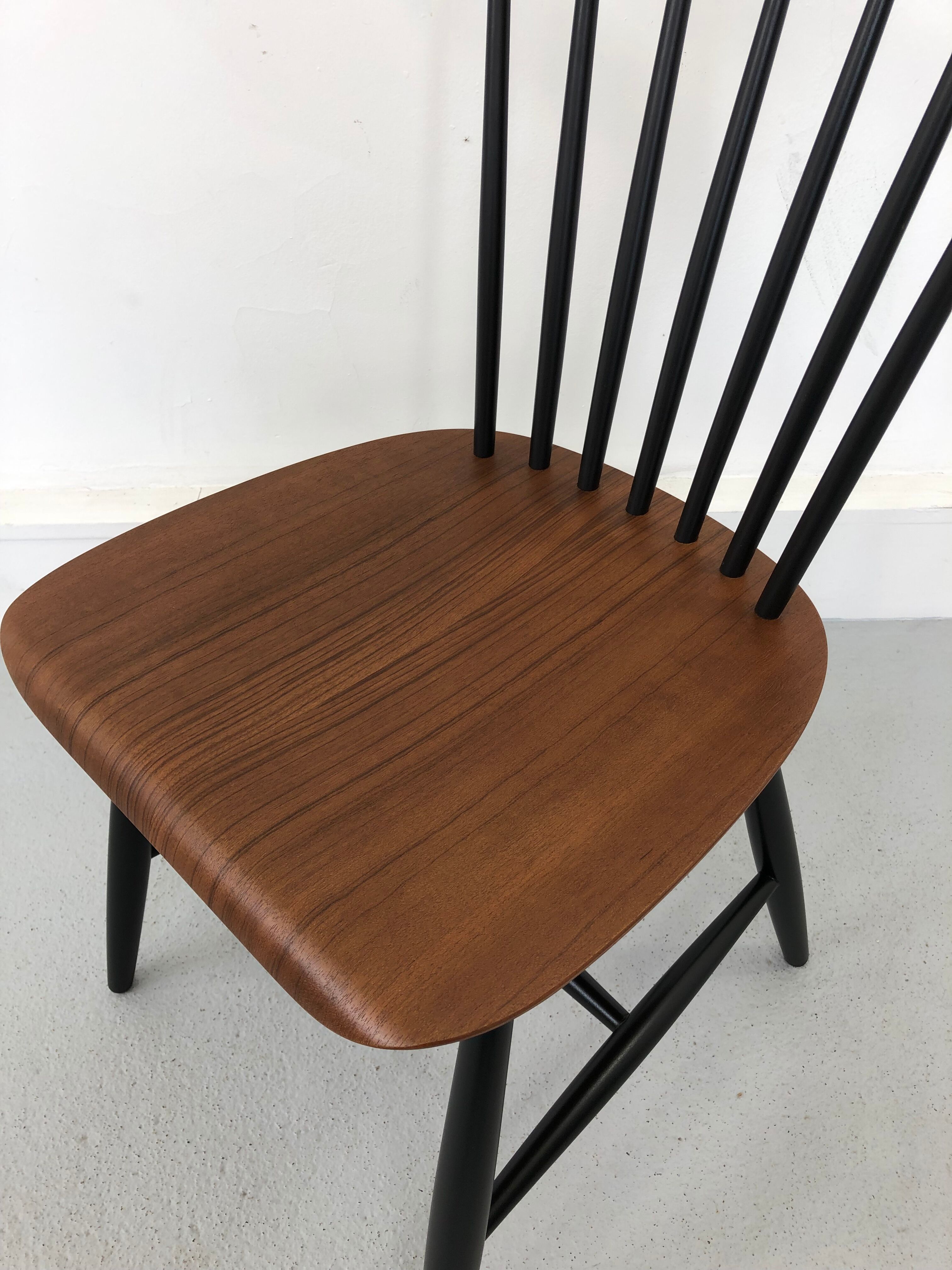 Swedish Teak Chairs by S. E. Fryklund for Hagafors, 1960s, Set of 4