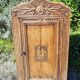 Small piece of furniture with 1 door, old oak jam cupboard