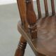 ensemble de deux chaises stickback Windsor anglaises antiques du 19e siècle