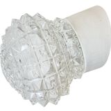 Vintage White Porcelain Wall Light, 1970s