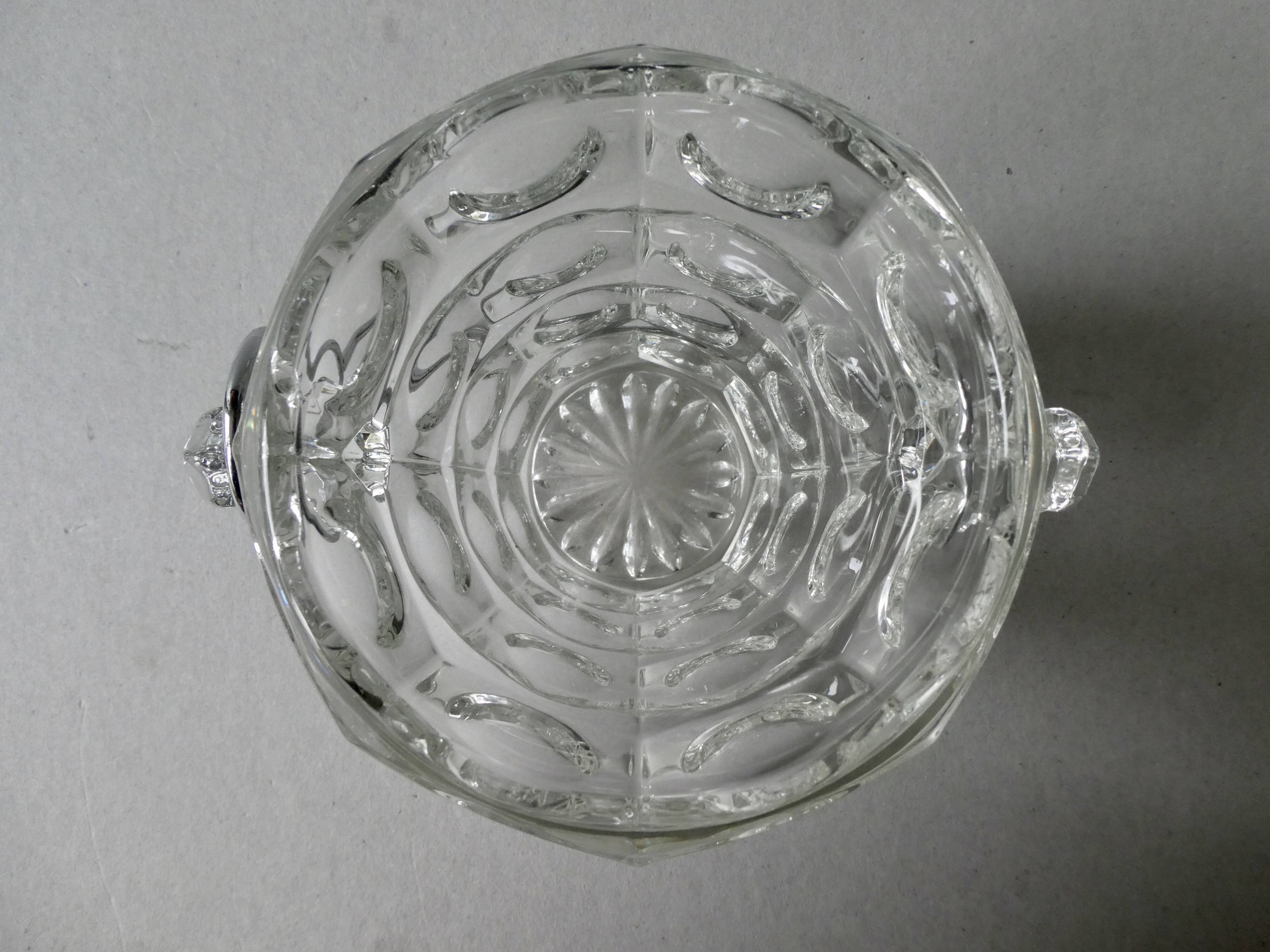 70s crystal ice bucket