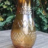 Empoli glass vase vintage 70s