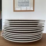 Digoin & Sarreguemines fish plates