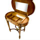Napoleon III period dressing table (1855) fully inlaid.