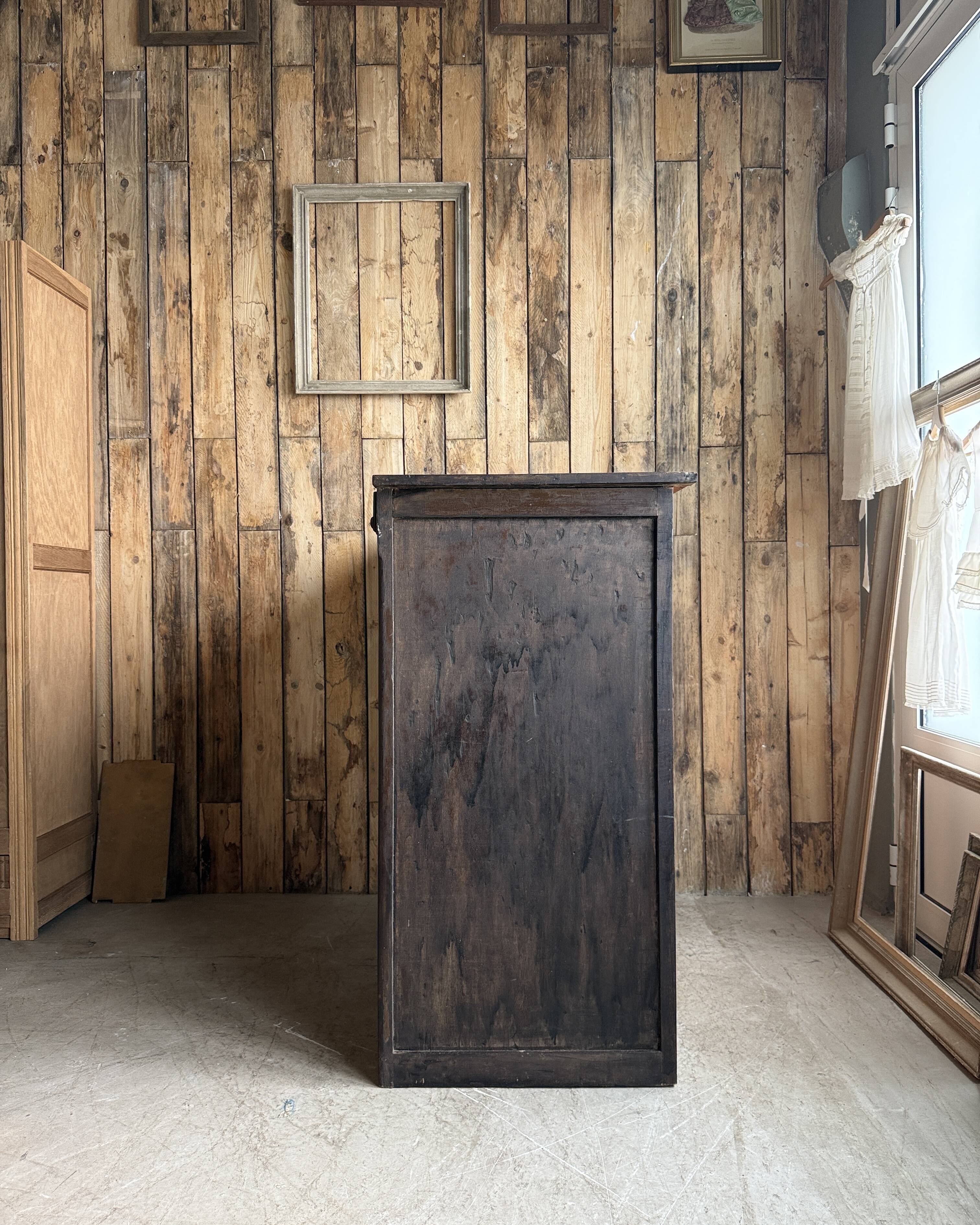Black patina grand Parisian buffet (restored)