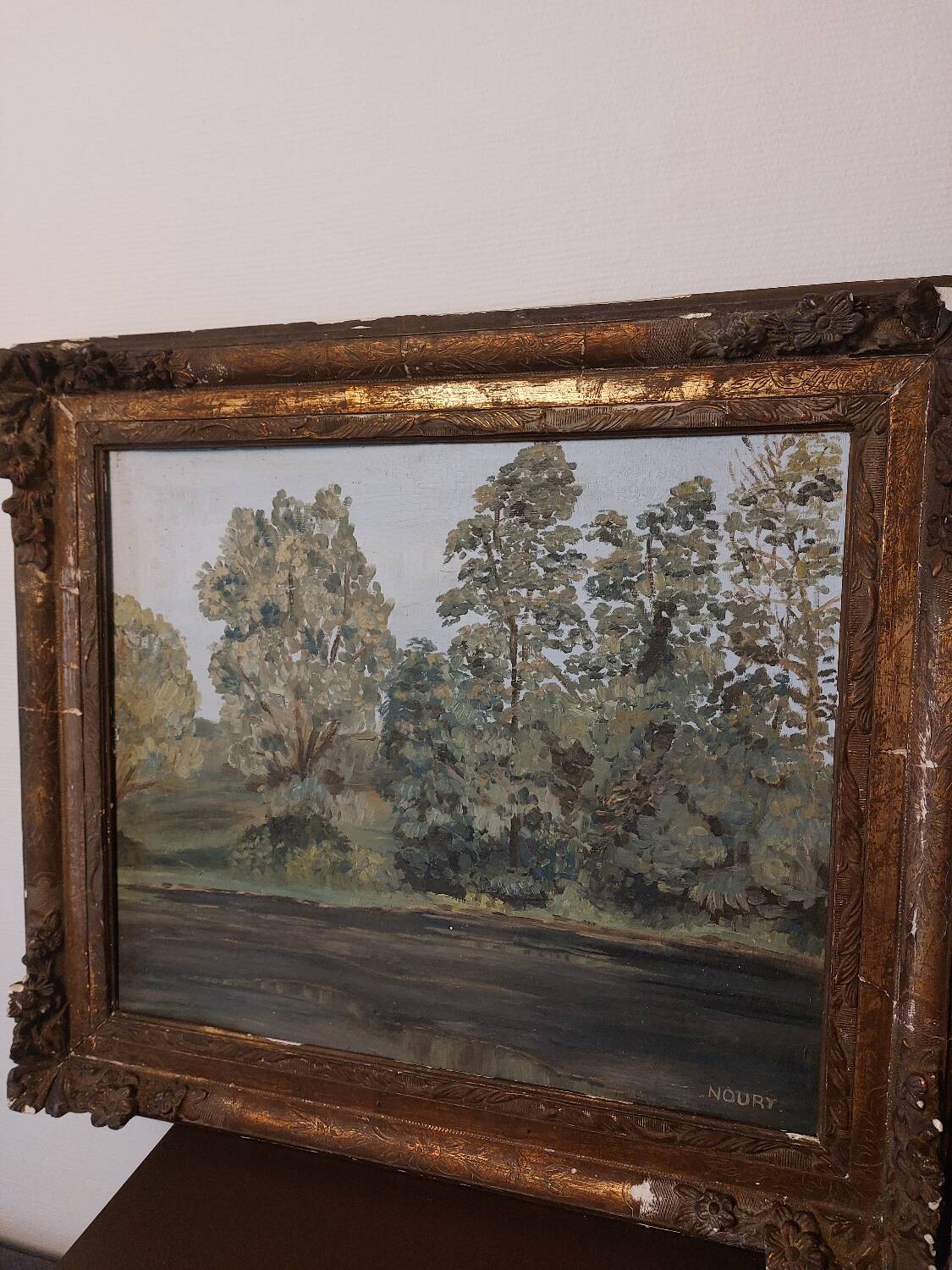 Painting signed "Noury" from the 30s/40s