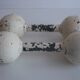 Set of Art deco Double Ball Dumbbells, 1930s.