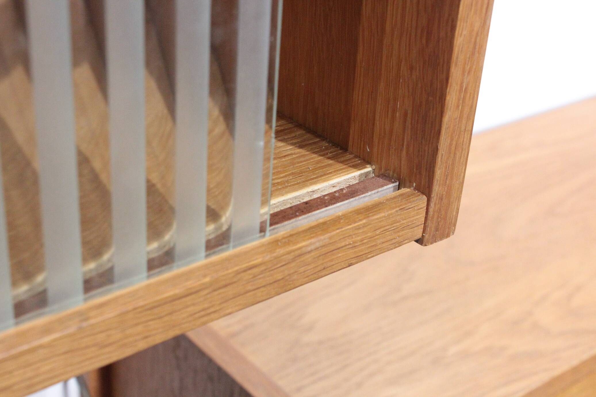 Vintage teak wall unit by Preben Sorensen, Denmark 1960s