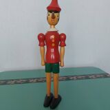 Wooden toy featuring Pinocchio