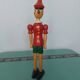 Wooden toy featuring Pinocchio