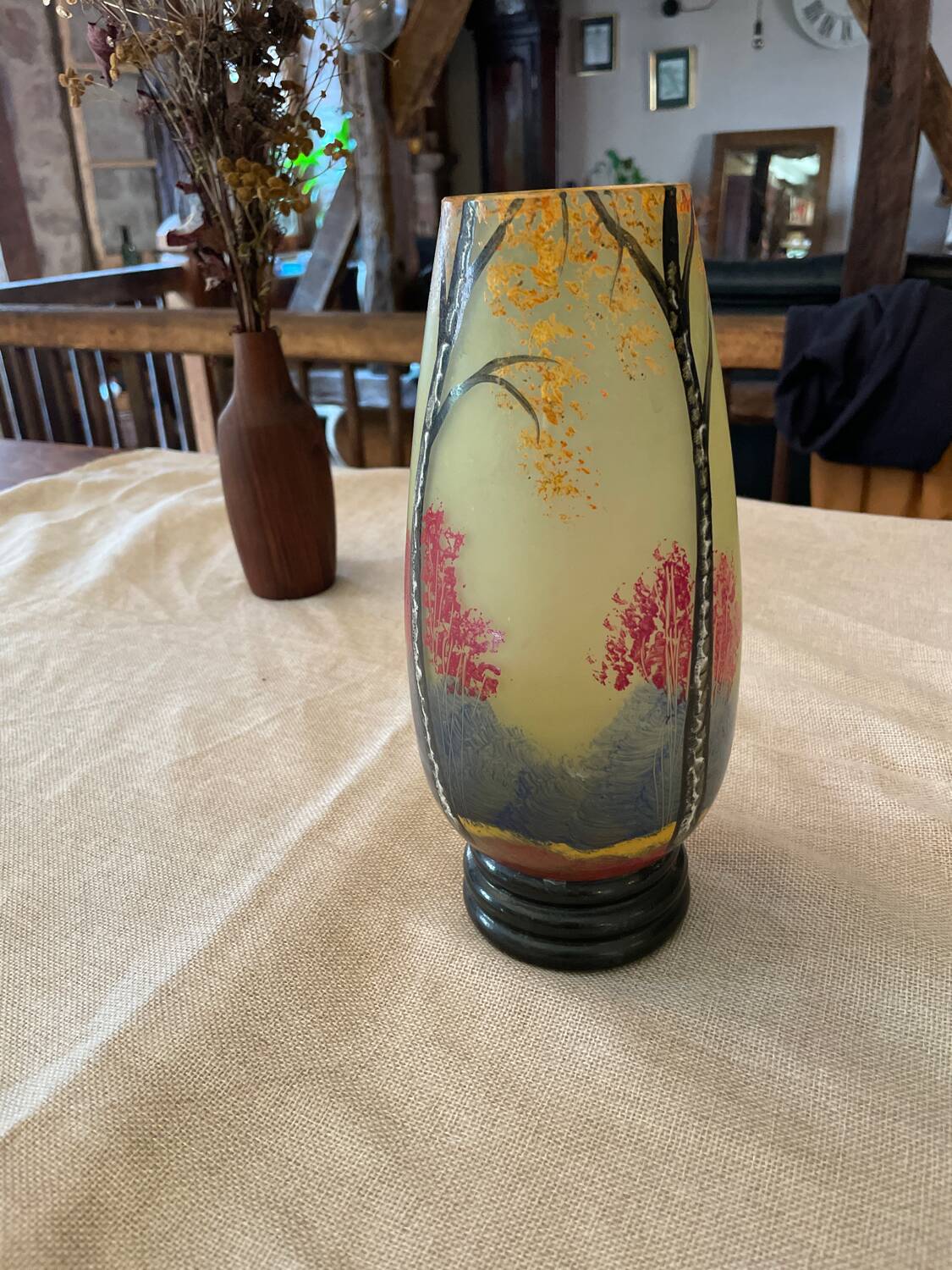 Art Deco vase signed SD (Saint-Denis) 1900