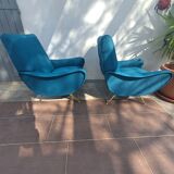 Pair armchairs