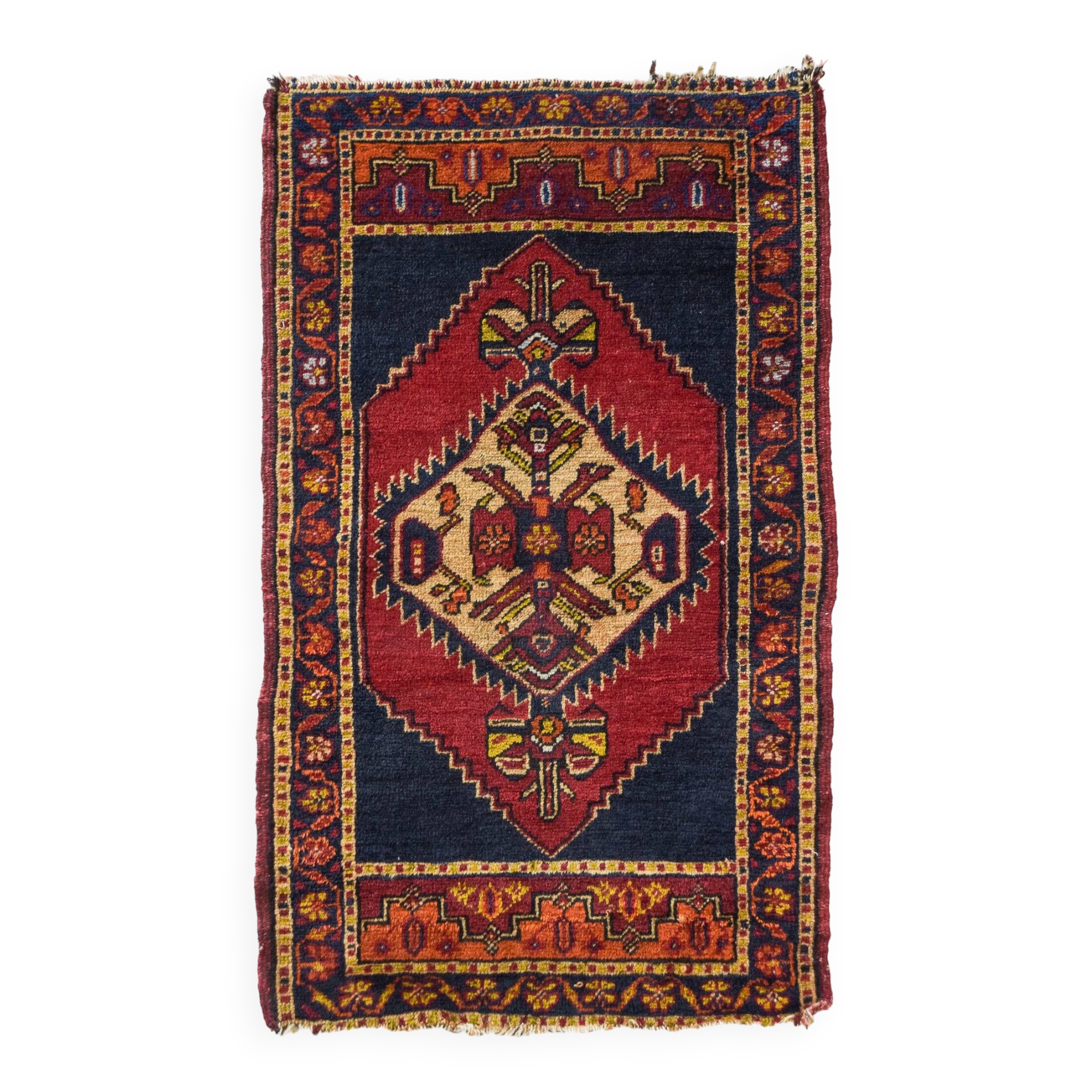 Interesting Handwoven - Oriental Tribal Rug