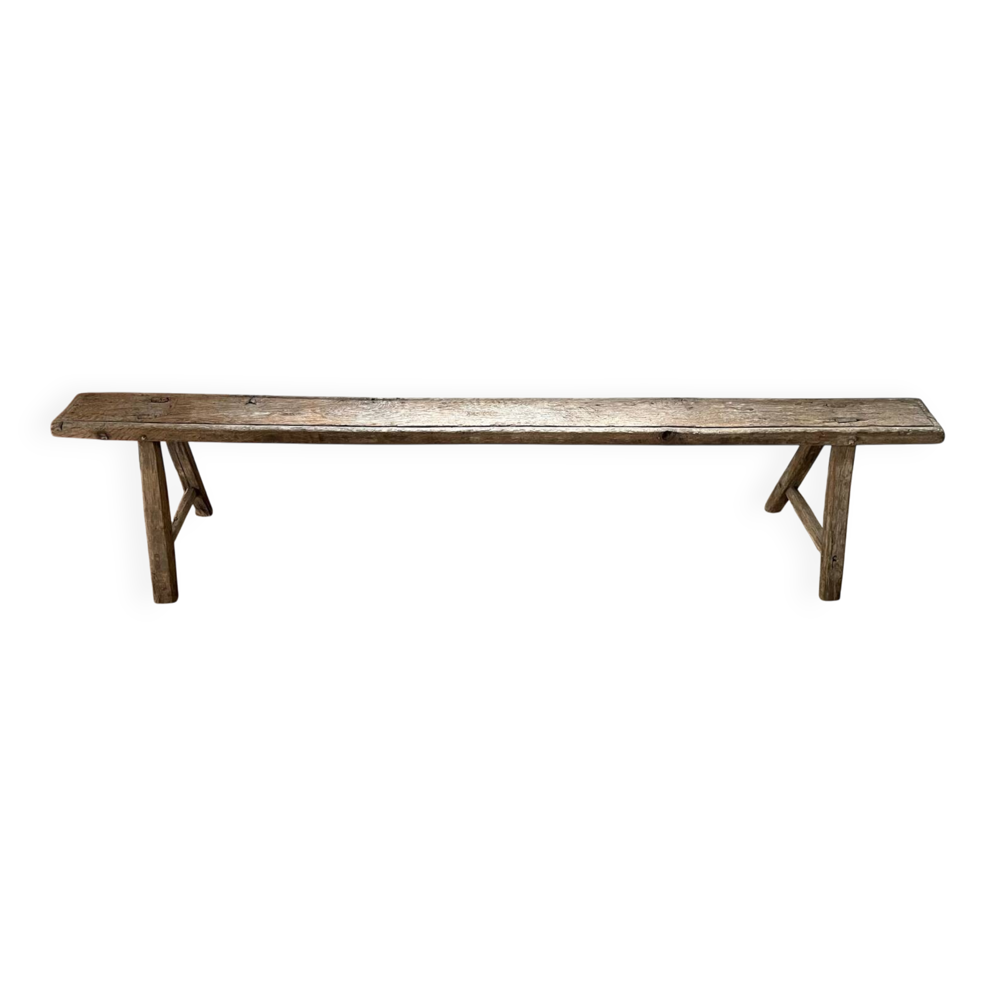 Oak farm bench