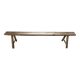 Oak farm bench