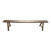 Banc de ferme en chêne