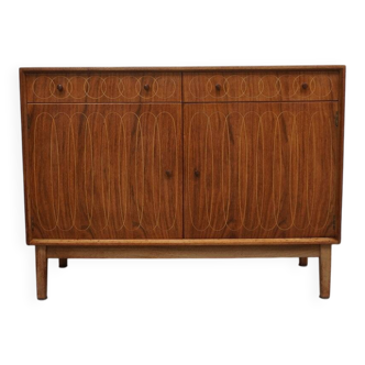 Mahogany and Indian laurel wood sideboard by Gordon Russel, 1953