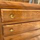 Art deco chest of drawers in oak