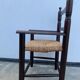 Fauteuil en bois et paille pour enfant