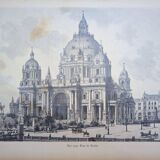 The Berlin Cathedral. Engraving printed in 1897.
