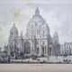 The Berlin Cathedral. Engraving printed in 1897.