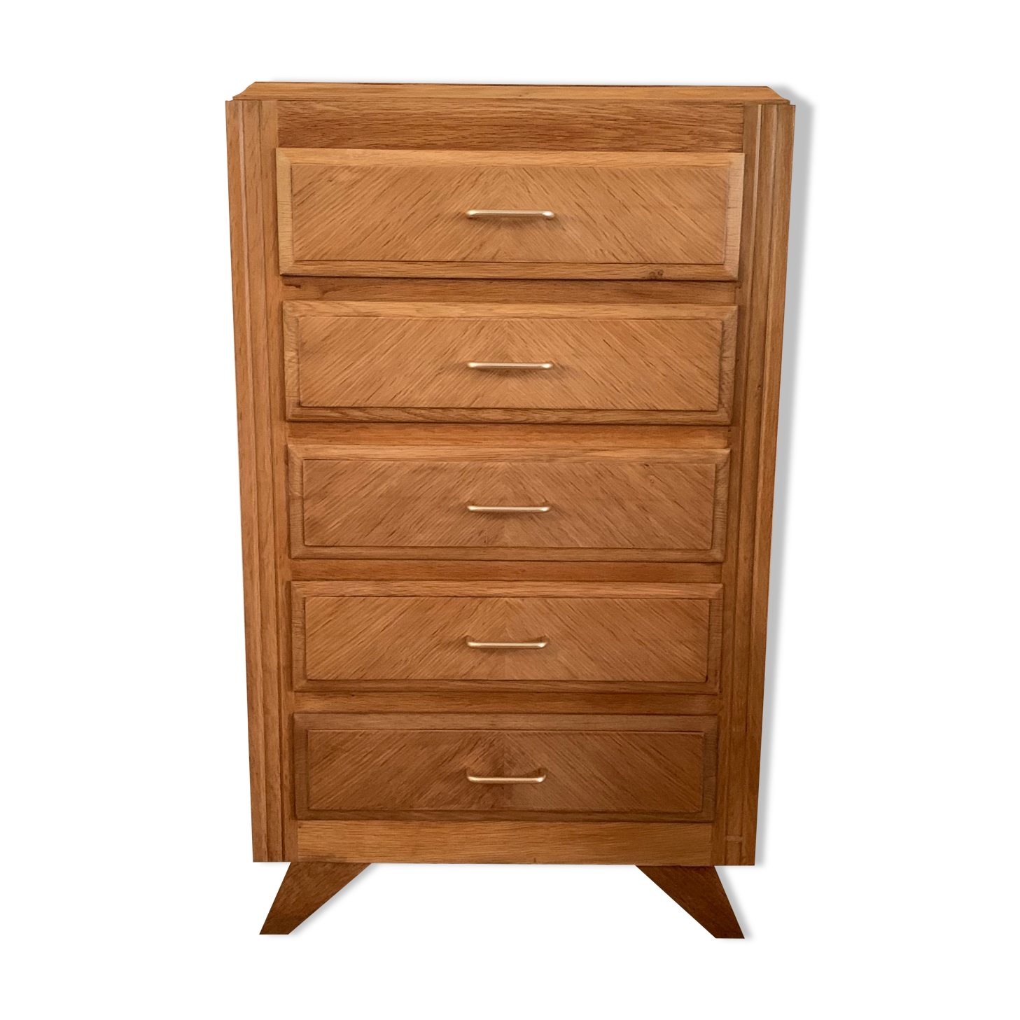 Vintage oak chiffonier