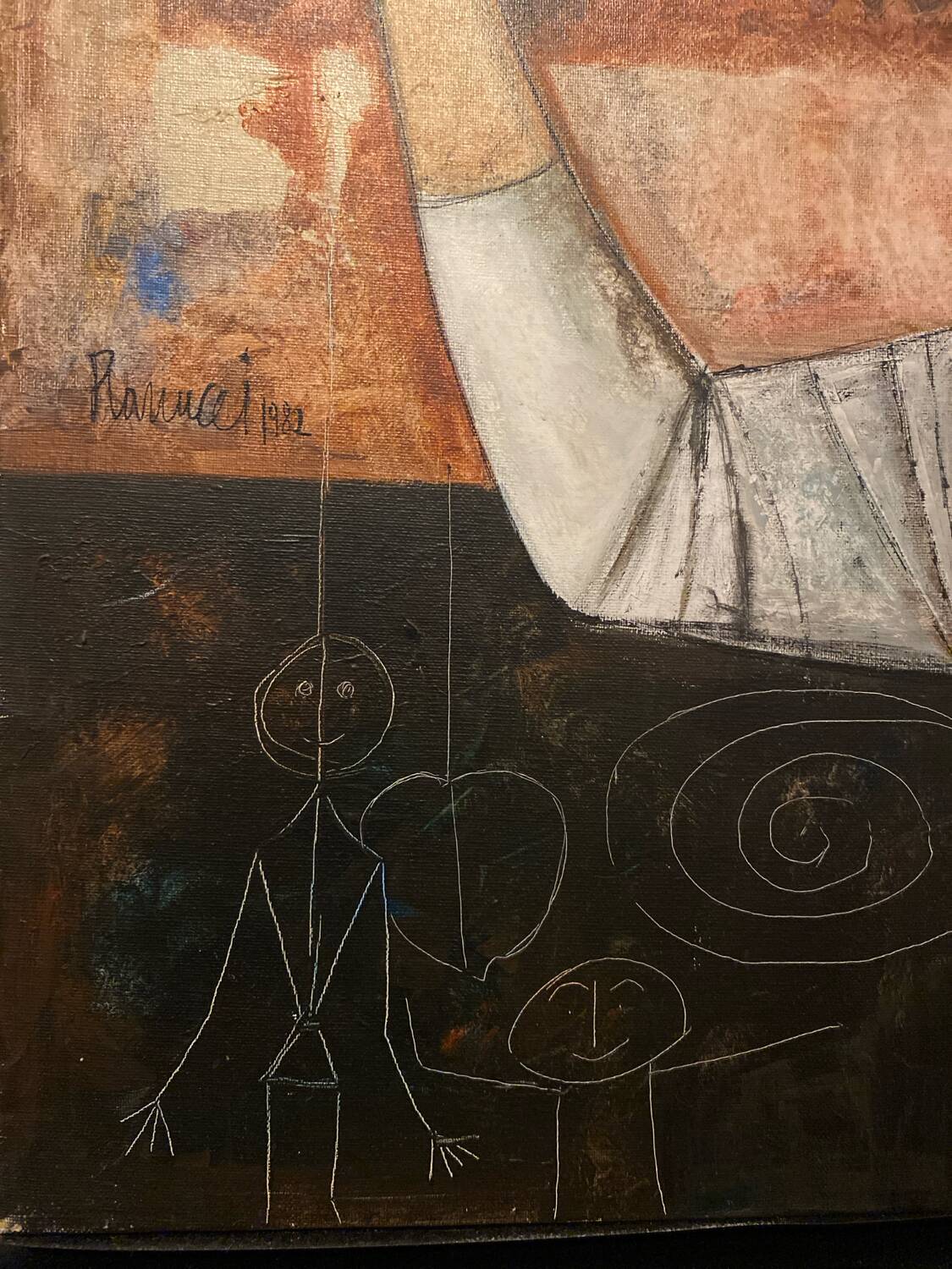 Oil painting by Lucio Renucci "The Cages"